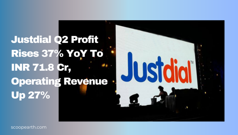 Justdial Q2 Profit Rises 37% YoY To INR 71.8 Cr, Operating Revenue Up 27%