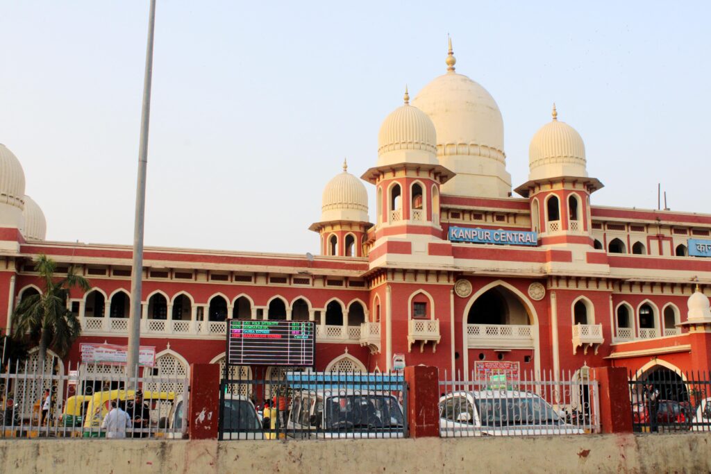 Kanpur Central Railway Station Building Cant Side View