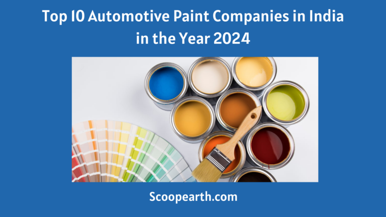 Automotive Paint Companies in India in the Year 2024