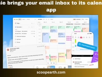Amie, integrates emails into its app so users can arrange meetings and check their availability for a particular assignment without constantly navigating between their calendar and email client.