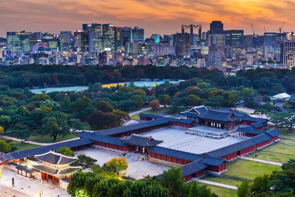 Changgyong Palace background Seoul