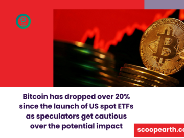 Bitcoin has dropped over 20% since the launch of US spot ETFs as speculators get cautious over the potential impact