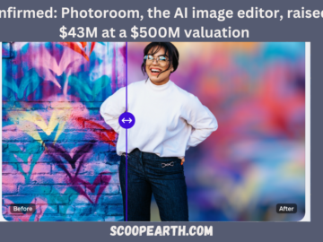 The AI-driven photo-editing app Photoroom, which originated in Paris and has been rapidly expanding, has confirmed that it has closed its most recent funding round. According to CEO and co-founder Matthieu Rouif, who co-founded Photoroom with CTO Eliot Andres, the round totaled $43 million at a $500 million valuation.