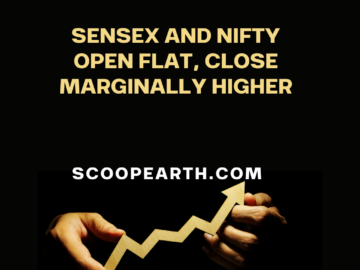 Sensex and Nifty Open Flat, Close Marginally Higher