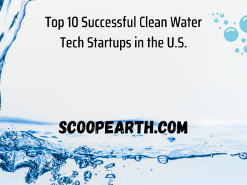 Top 10 Successful Clean Water Tech Startups in the U.S.