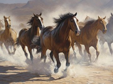 Discover The 7 Horse Painting with Sunrise Benefits
