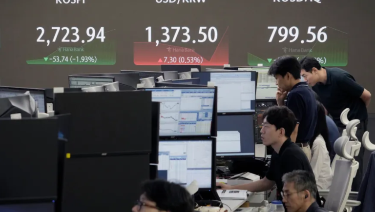 Asian Shares Tumble, Led by 4.5% Drop in Tokyo Following a Tech-Driven Retreat on Wall Street
