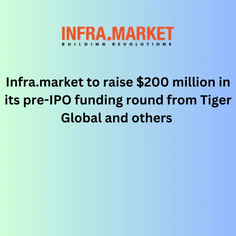 Infra.market to raise funding