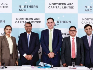 Northern Arc Capital team at press conference.