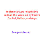 Indian startups raised fund by Finova Capital, Uddan and Arya